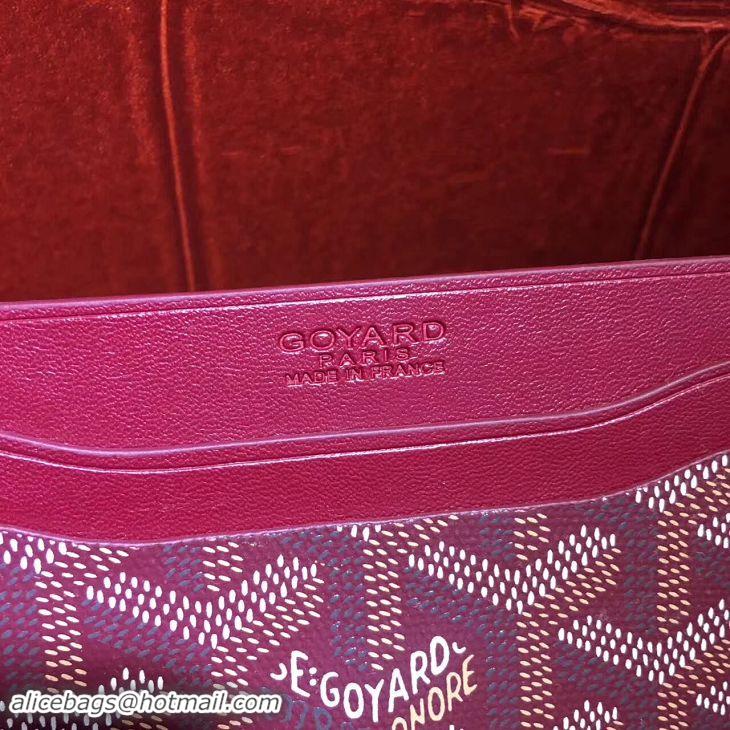 Top Sales Goyard Card Holder 020090 Burgundy