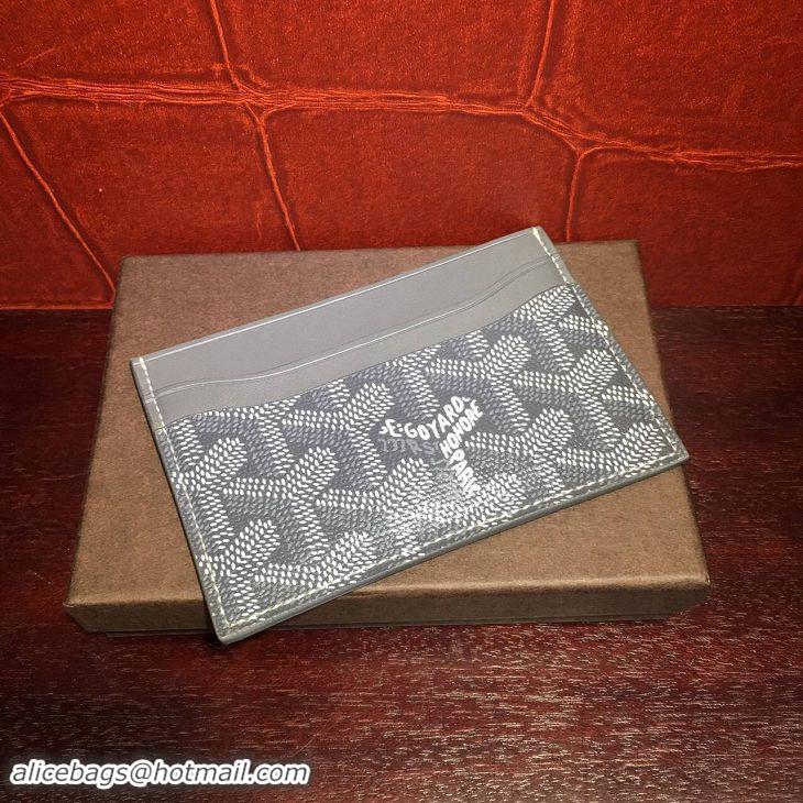 New Product Goyard Card Holder 020090 Dark Grey