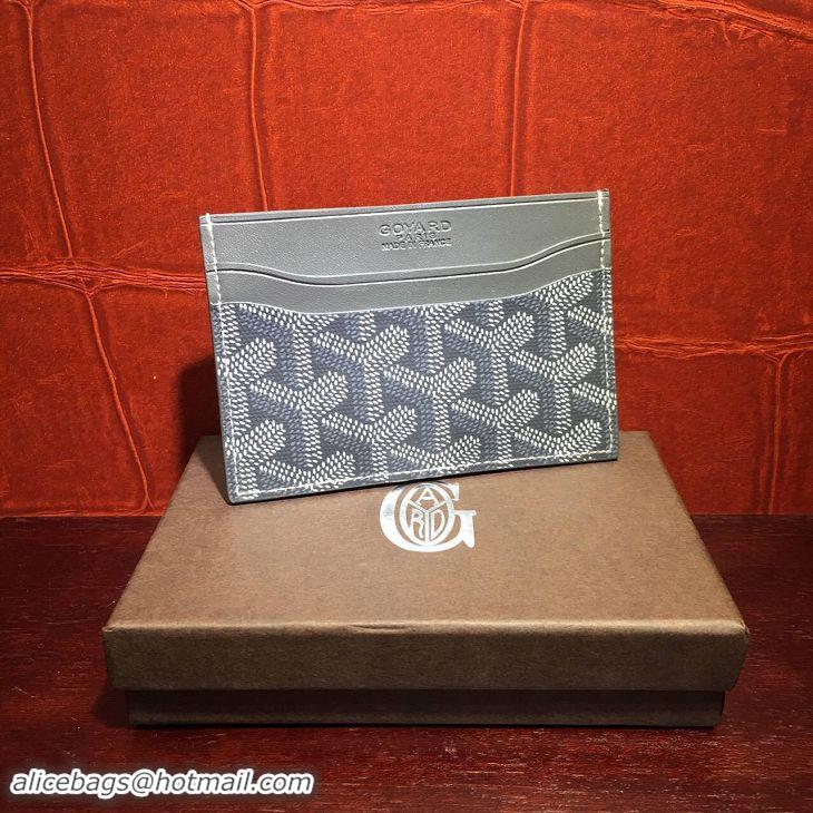 New Product Goyard Card Holder 020090 Dark Grey