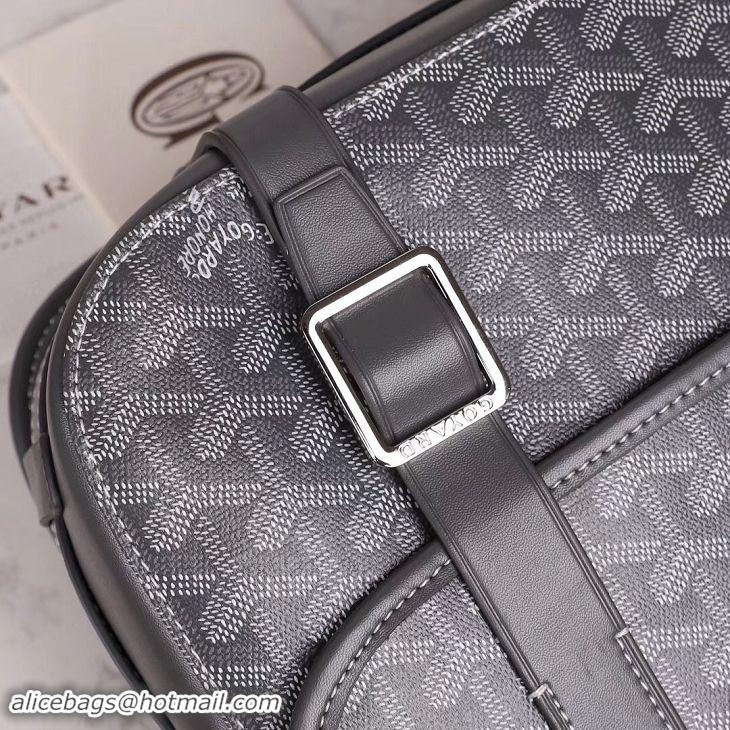 Newly Launched Goyard Messenger Shoulder Bag GM 8966 Dark Grey