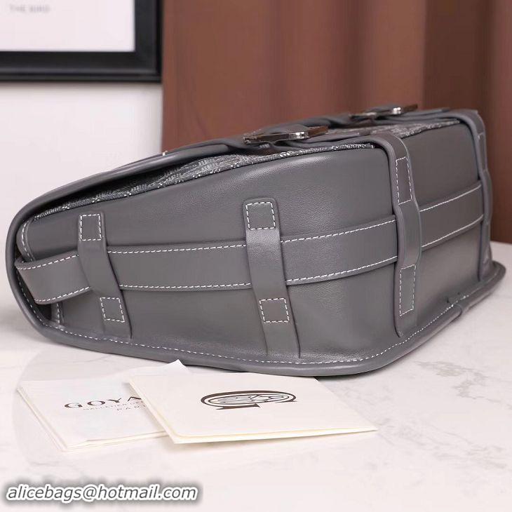 Newly Launched Goyard Messenger Shoulder Bag GM 8966 Dark Grey