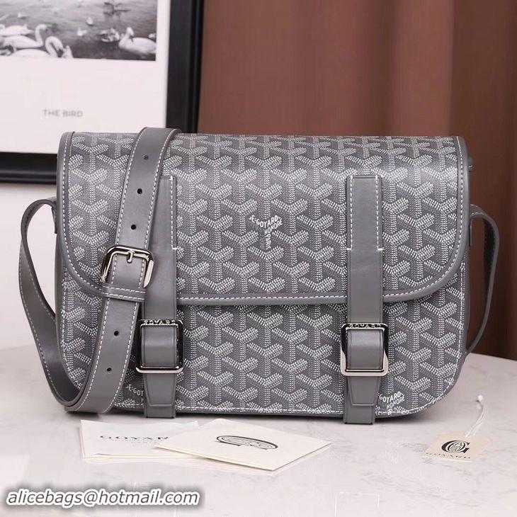 Newly Launched Goyard Messenger Shoulder Bag GM 8966 Dark Grey