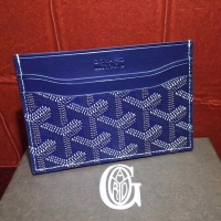 New Color Goyard Card Holder 020090 Navy Blue