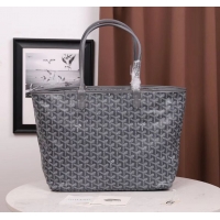 Buy Discount Goyard Artois Zipper Tote Bag 00319 Dark Grey