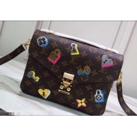 Popular Style Louis Vuitton Love Lock Monogram Canvas Pochette Métis Bag M44366 2019