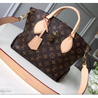 Perfect Louis Vuitton Monogram Canvas Flower Zipped Tote BB Bag M44359 Beige 2019