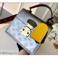 Luxury Louis Vuitton Monogram Vernis Patent Leather Spring Street Bag M90376 Bitume Métallisé 2019