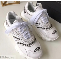 Top Grade Valentino Bounce Low-top Sneakers Studs VT2701 White 2019