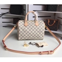 Best Luxury louis vuitton speedy 25 Damier Azur Canvas n41371