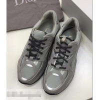 Buy Discount Dior Calfskin Sneaker D0801 Grey Mesh