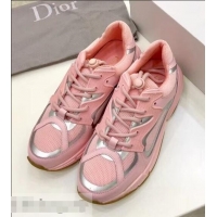 Online Cheapest Discount Dior Calfskin Sneaker D0801 Pink Mesh