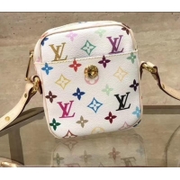 Discount Louis Vuitton Monogram Multicolor Lift Shoulder Pochette Bag M40055 White