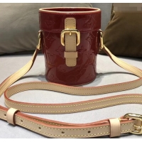 Top Design Louis Vuitton Vintage Monogram Vernis Mini Container Bag M40021 Red 2019