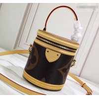 Fashion Louis Vuitton Monogram Canvas and Reverse Cannes Beauty Case Bucket Bag M43986 2019