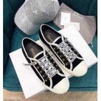 Purchase Dior WALK'N'DIOR Low-top Sneakers with J'Adior Laces Velvet CD1907 Black 2019