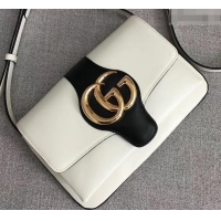 Best Price Gucci Arli Small Shoulder Bag 550129 White/Black 2019 