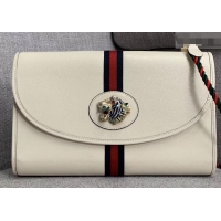 Top Grade Gucci Web Rajah Medium Shoulder Bag 564697 White 2019