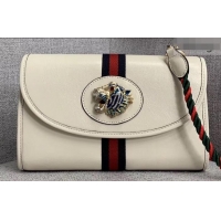 Good Product Gucci Web Rajah Small Shoulder Bag 570145 White 2019