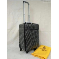 Original Cheap Goyard Rolling Trolley Travel Luggage Bag GL020 Black