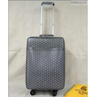 Well Crafted Goyard Rolling Trolley Travel Luggage Bag GL020 Dark Grey