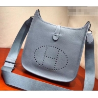 Discounts Hermes Evelyne III GM Bag in Original Togo Leather 423028 Baby Blue