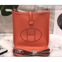 Perfect Hermes Evelyne Mini Bag In Original Epsom Leather 423030 Lobster Pink