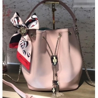 Grade Quality Bvlgari Serpenti Forever Bucket Bag B42632 Pink 2019 