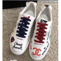 Hot Sell Chanel x Pharrell Capsule Collection Graffiti Sneakers G42606 2019