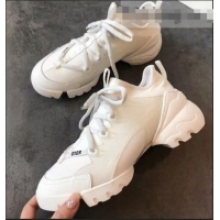 Top Grade Dior D-Connect Sneakers in Neoprene CD2315 White 2019