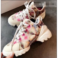 Top Grade Dior D-Connect Sneakers in Neoprene Kaleidoscope Printed CD2318 2019