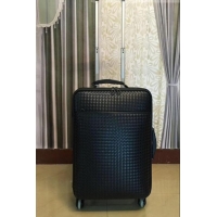 Stylish Bottega Veneta Plain Travel Luggage B402915 Black