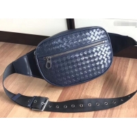 Discounts Bottega Veneta Intrecciato VN Belt Bag B402920 Navy Blue 2019