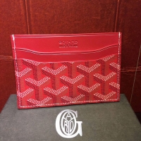 Grade Quality Goyard Card Holder 020090 Red