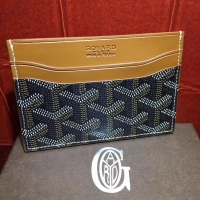 Classic Hot Sell Goyard Card Holder 020090 Black And Tan