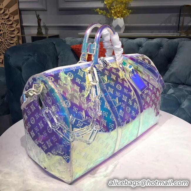 New Fashion Louis Vuitton Iridescent Prism Keepall Bandoulière 50 Bag M53271