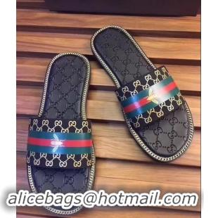 Trendy Design Gucci GG Web Men's Slides G89304