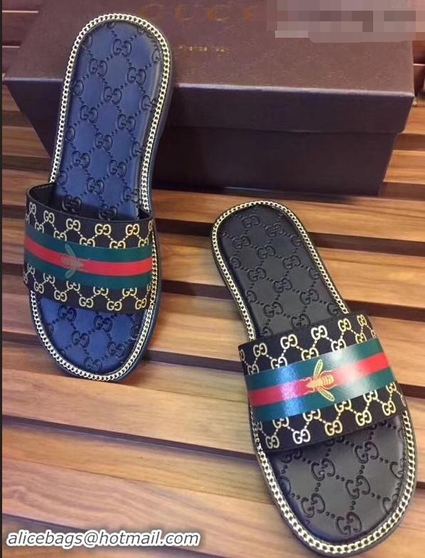 Trendy Design Gucci GG Web Men's Slides G89304