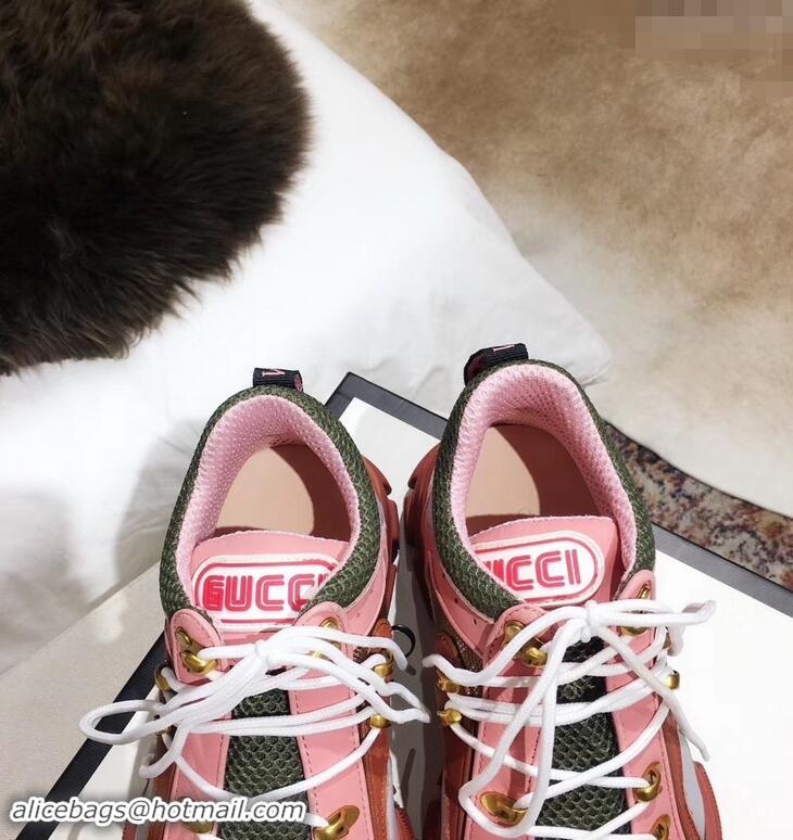 Classic Specials Gucci Flashtrek Lovers Sneakers 932608 Pink 2019