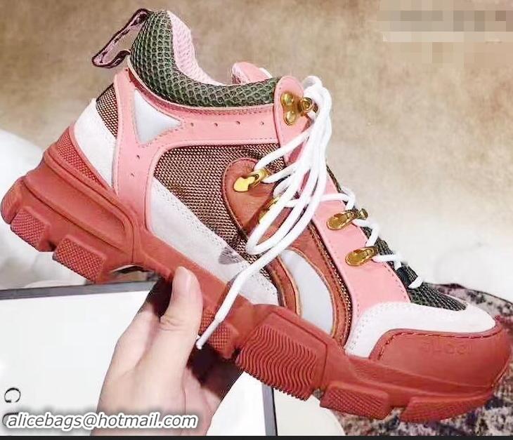 Classic Specials Gucci Flashtrek Lovers Sneakers 932608 Pink 2019