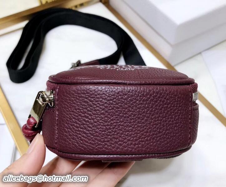 Shop Cheap Dior Christan Dior Atelier Print Mini Shoulder Bag In Grained Calfskin 500411 Burgundy