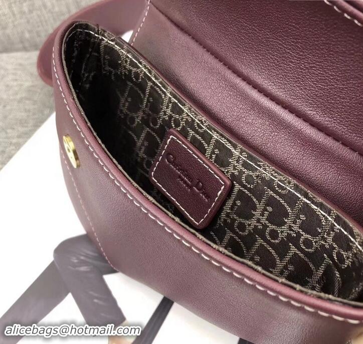 Purchase Dior Vintage Saddle Belt Bag 500412 Burgundy