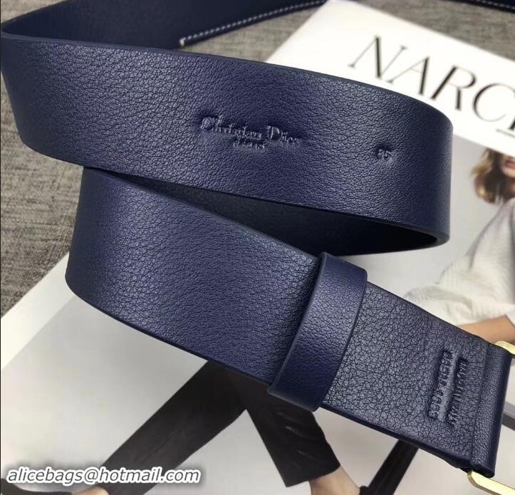 Unique Style Dior Vintage Saddle Belt Bag 500412 Dark Blue