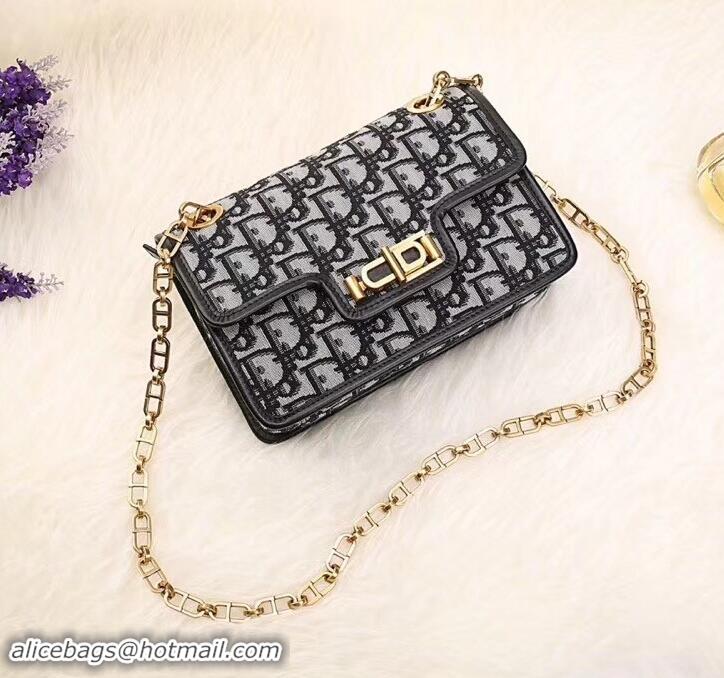 Most Popular Dior Dioraddict Crossbody Chain Bag in Dior Oblique Jacquard Canvas 500415