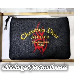 Trendy Design Dior Flat Pouch Clutch Bag Christian Dior Atelier Print 500425