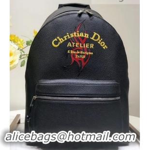 Discount Dior Rider Rucksack Backpack Bag Christian Dior Atelier Print 500426