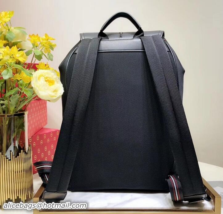 New Stylish Dior Motion Rucksack Backpack Bag In Nylon and Calfskin 500433 Black