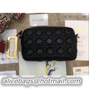 Top Design Dior Diorquake Clutch in Black Cannage Lambskin 500513 2019