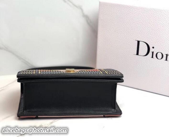 New Design Dior Small Diorama Bag in Lambskin Patchwork 500514 2019