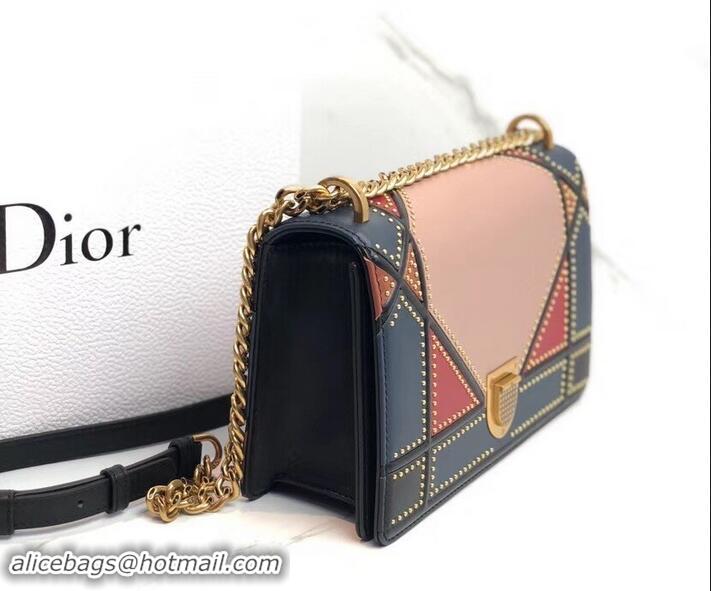 Discount Dior Diorama Bag in Lambskin Patchwork 500515 2019