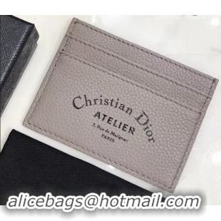 Luxury Dior Atelier Homme Card Holder 500520 Grey 2019